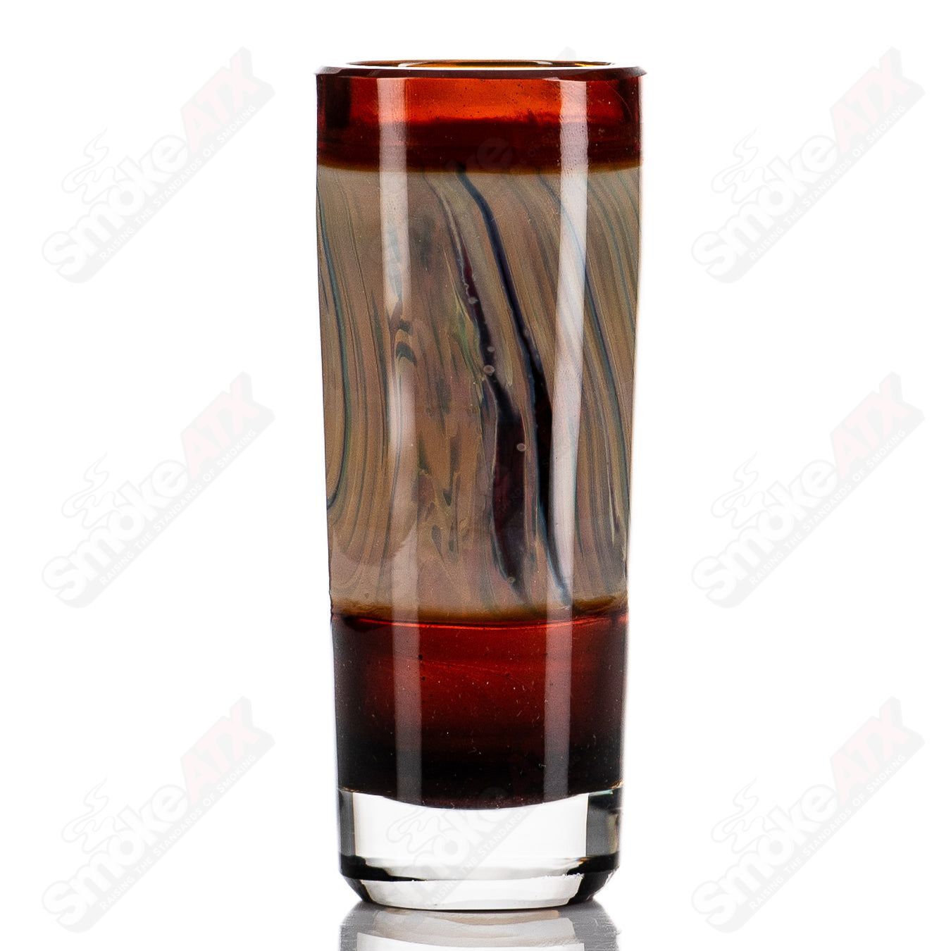 Red Wigwag Tall Shot Glass Don Chile Ortega