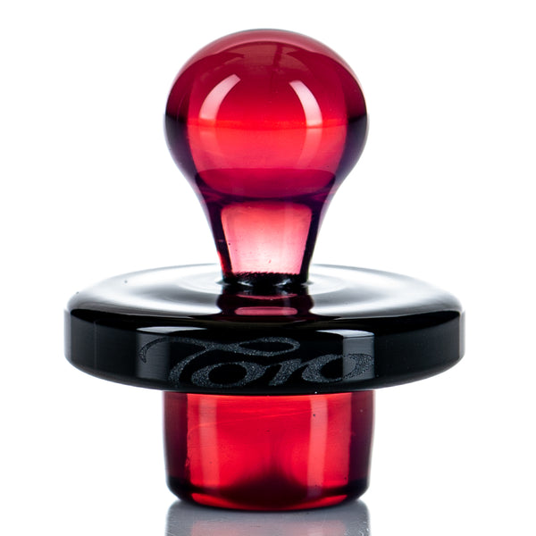 #2 25mm Color UFO Cap by Toro Glass - Smoke ATX