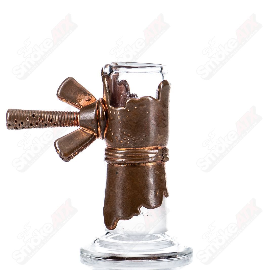 #1 14mm Plain Electroformed Dome by Snic Glass - Smoke ATX