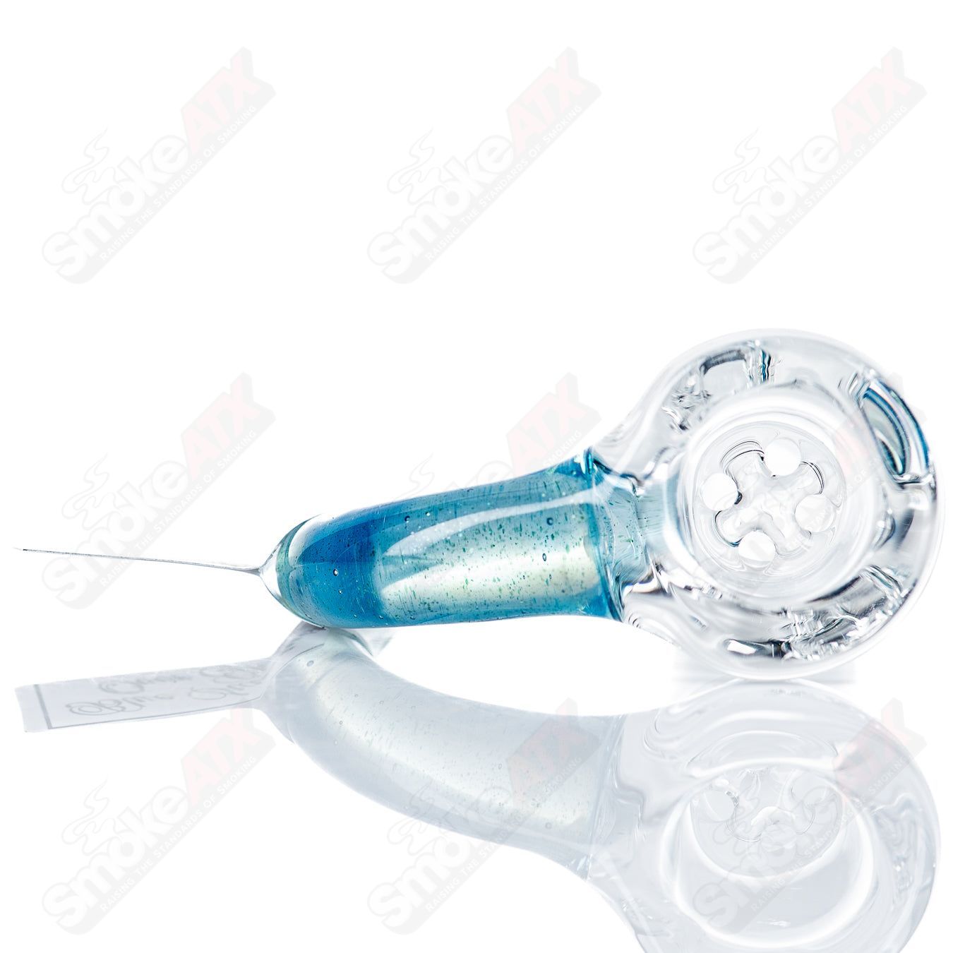 18mm Partial Accent Patterned Slide (Blue Stardust Over Ghost) Sovereignty - Smoke ATX