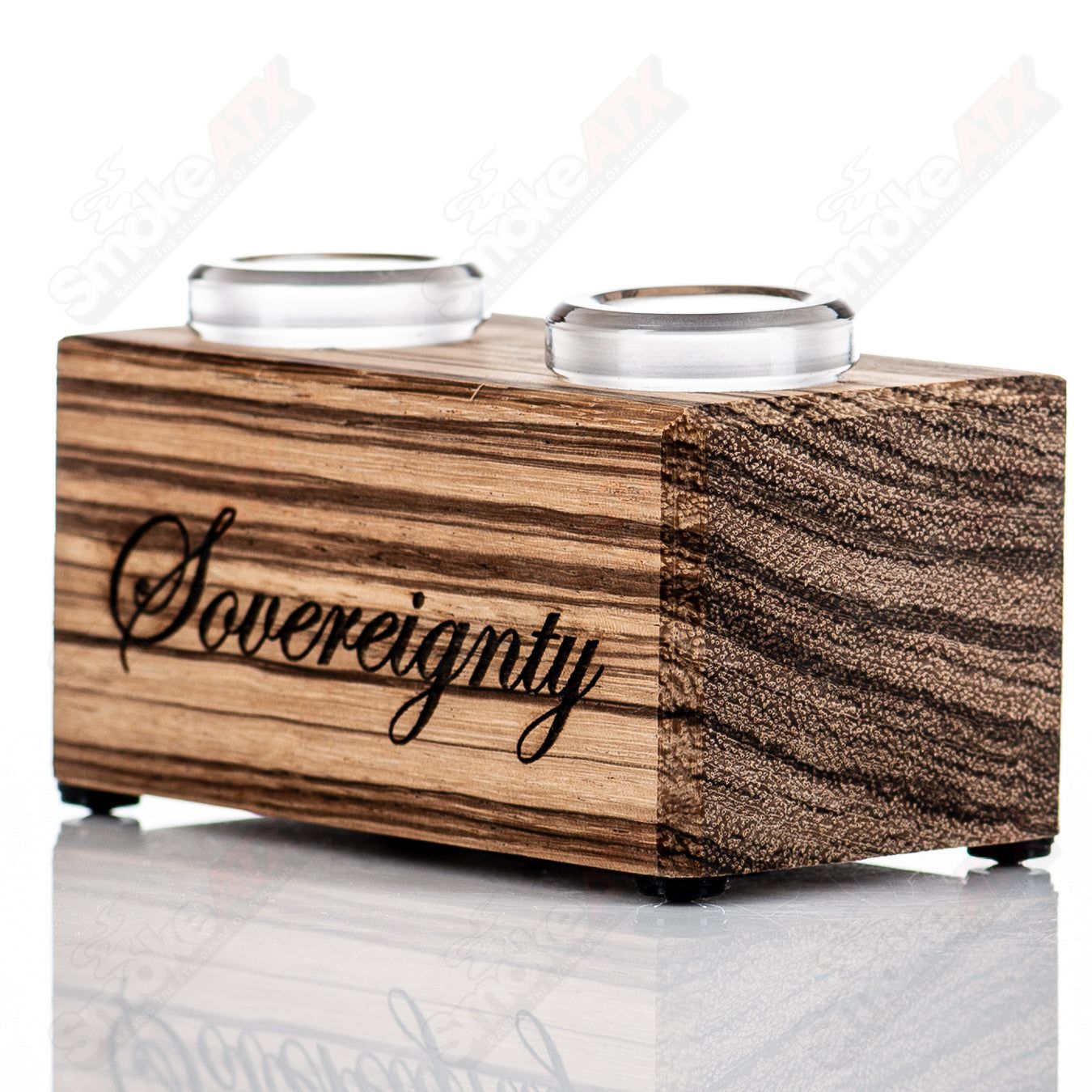 Zebrawood 2-Hole Slide Stand Sovereignty - Smoke ATX