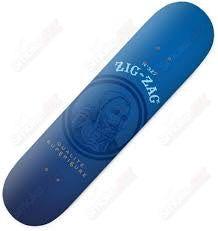 Zig-Zag Blue Ultra-Thin Design 8" Skateboard Deck - Smoke ATX