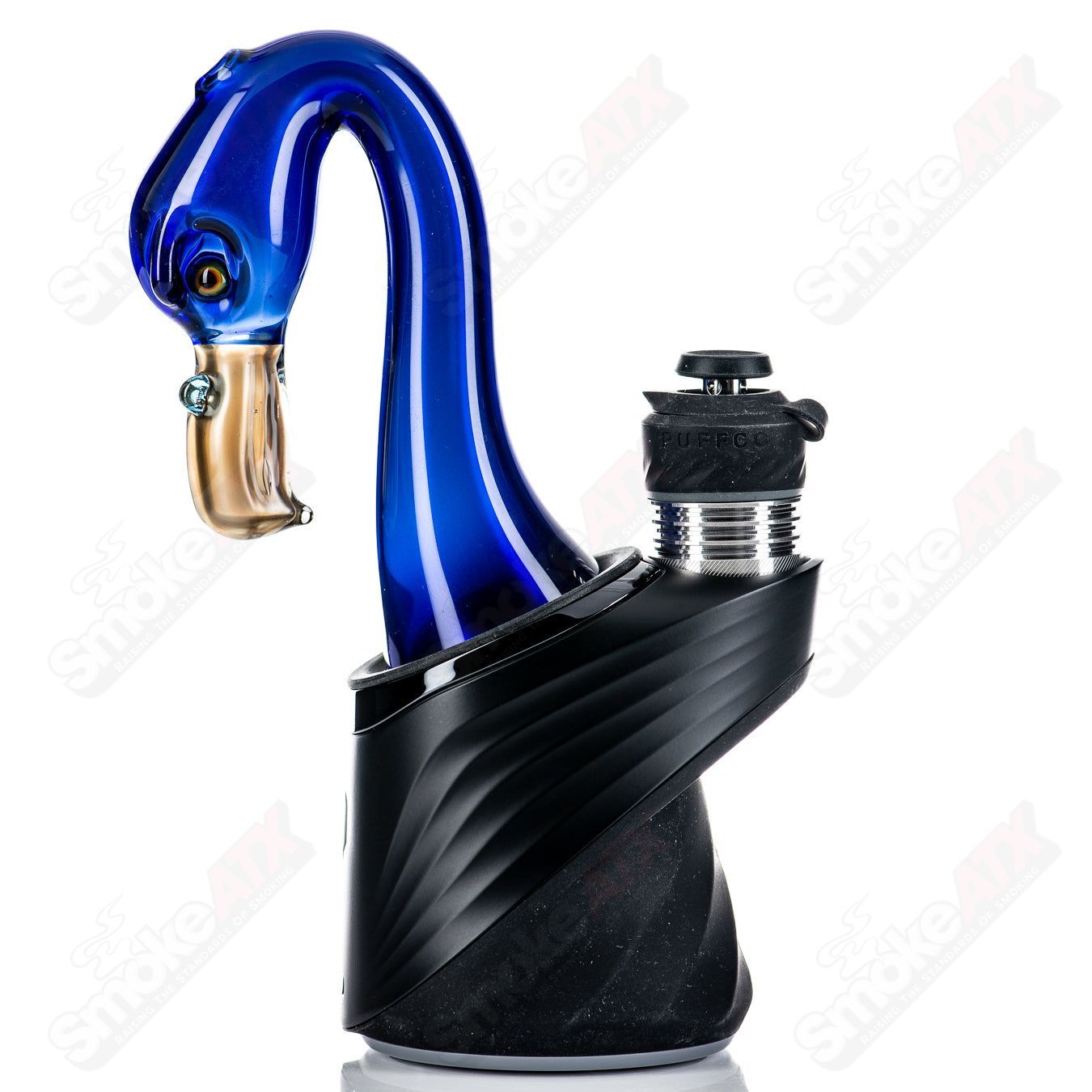 Flamingo Puffco Dry Top Burtoni Glass #4 - Smoke ATX