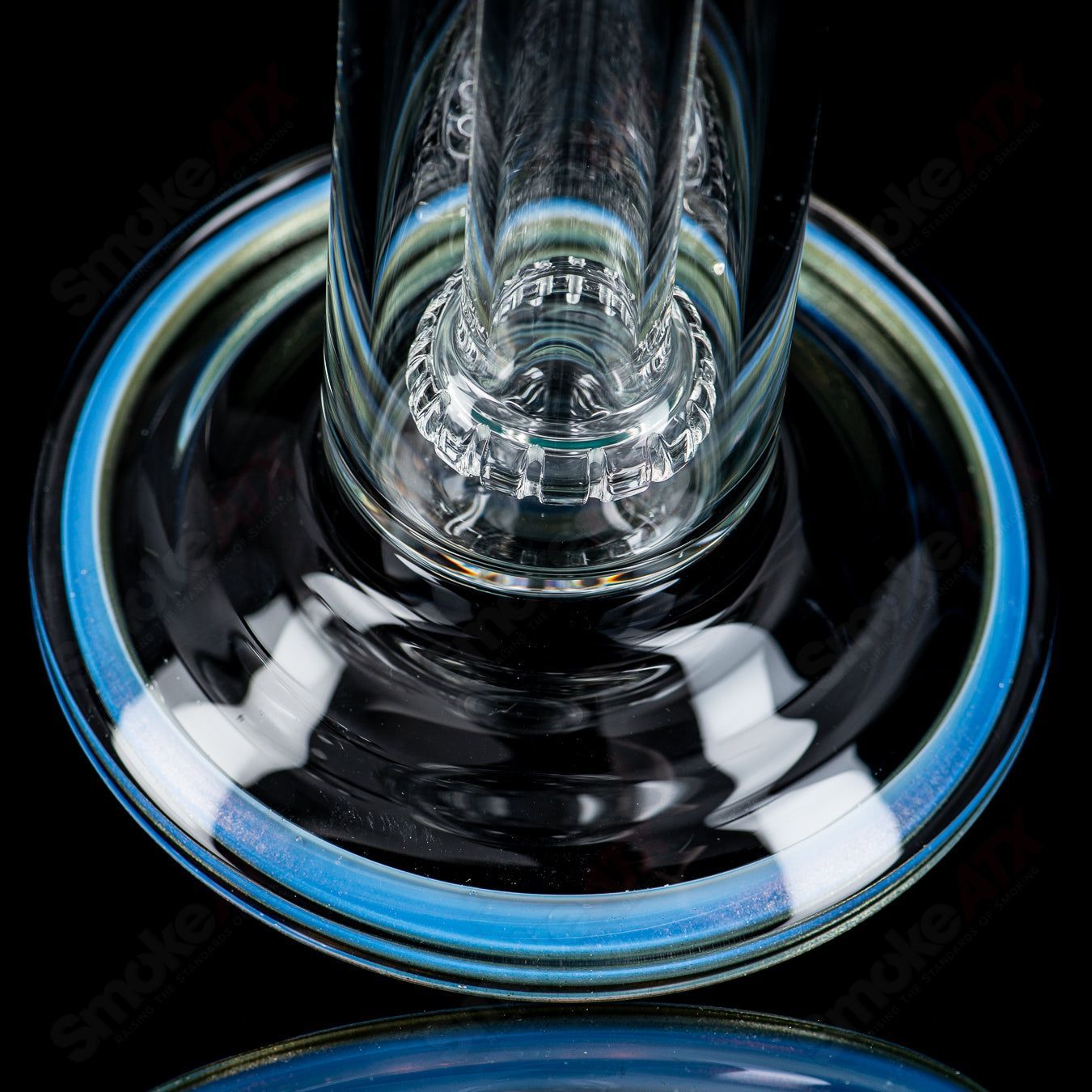 #2 18mm Full Size Circ to Circ w/ Color Cap by Toro Glass - Smoke ATX