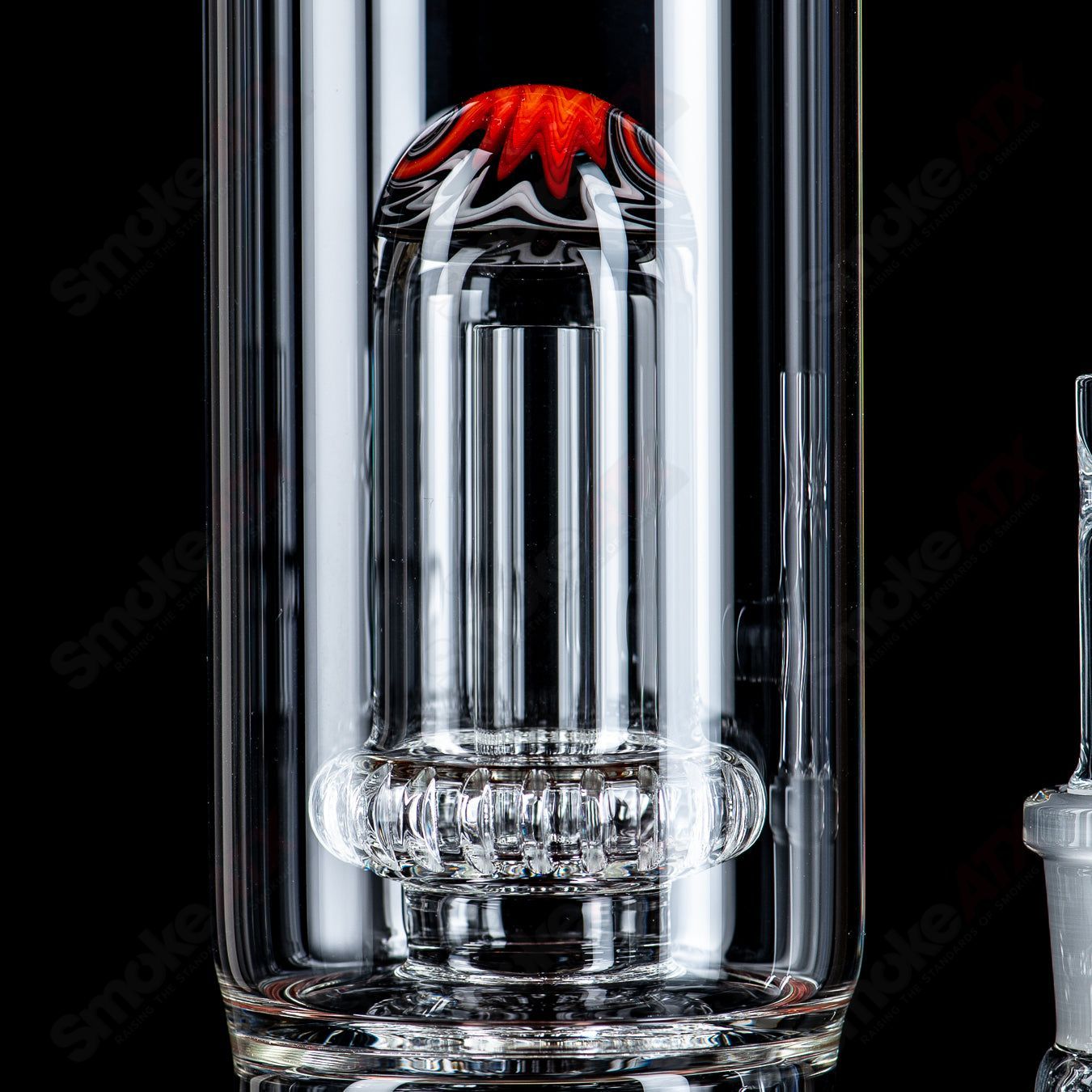 #2 18mm Full Size Circ to Circ w/ Reversal Sections by Toro Glass - Smoke ATX