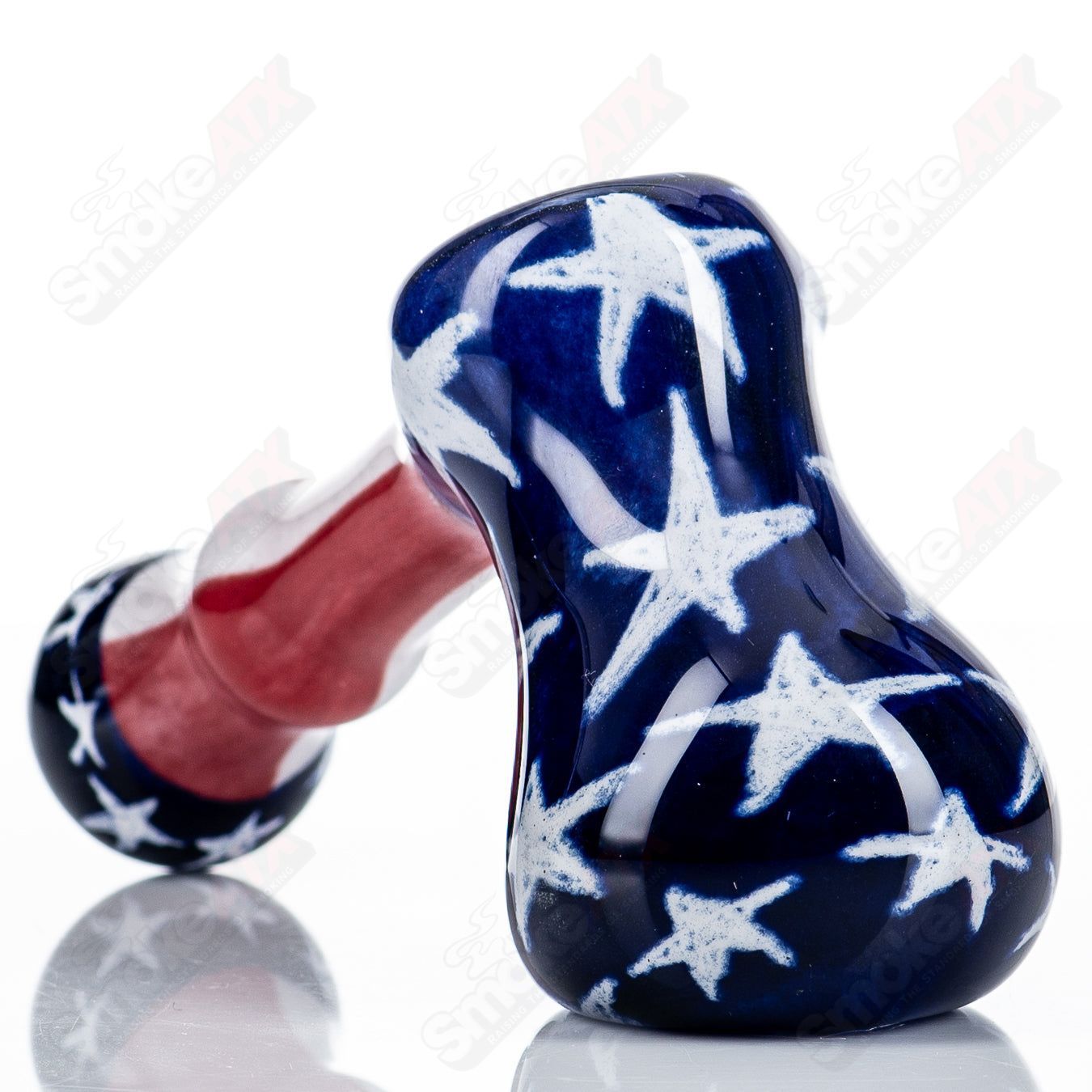 USA Flag Hammer Bubbler Steve Hoffman - Smoke ATX