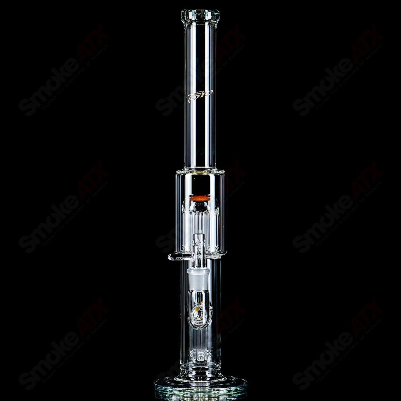 #2 18mm 7/13 Arm Perc w Color Cap (CFL) Toro Glass - Smoke ATX