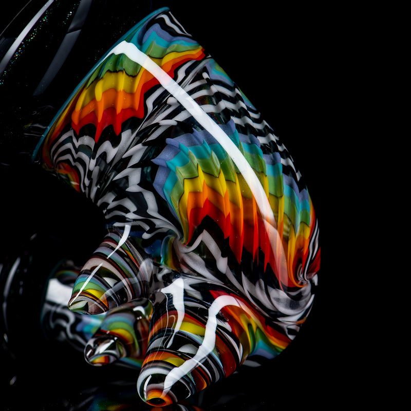 3D Spiral Wrap n' Rake Sherlock Collab by Shawna Benson (THG) x JMass Glass - Smoke ATX