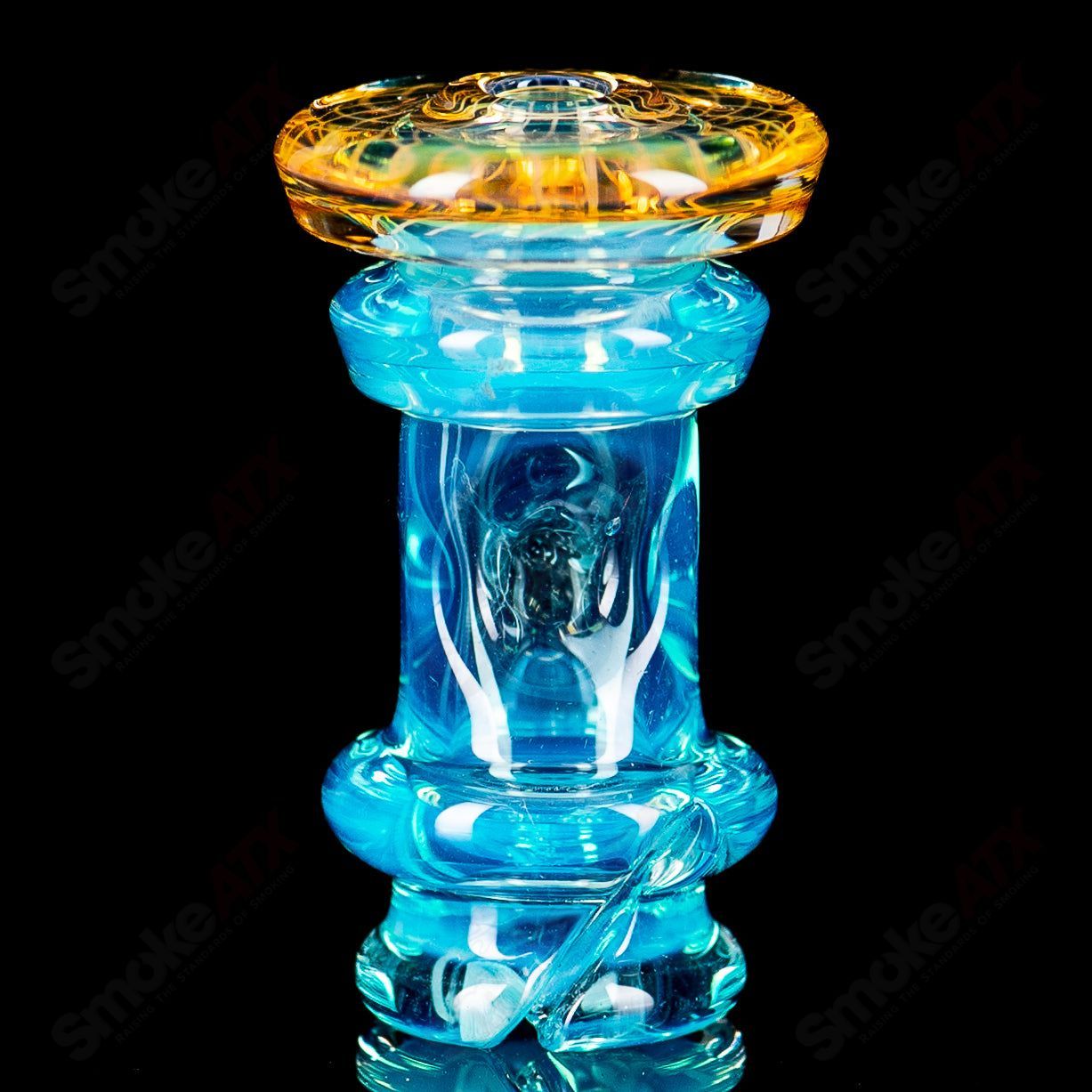 Meta-Terrania Puffco Pivot Mouthpiece by Gatez Glass - Smoke ATX