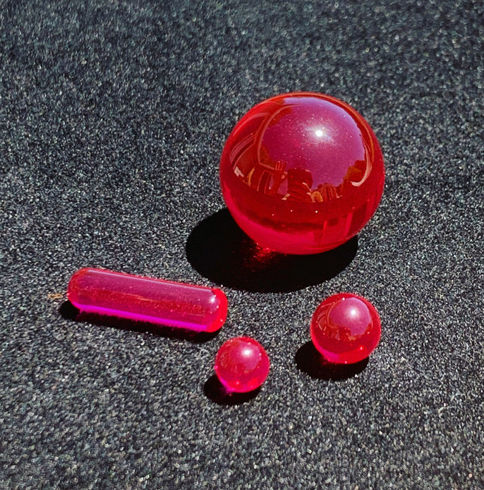 Mini Terp Slurper Marble Set by Ruby Pearl Co - Smoke ATX