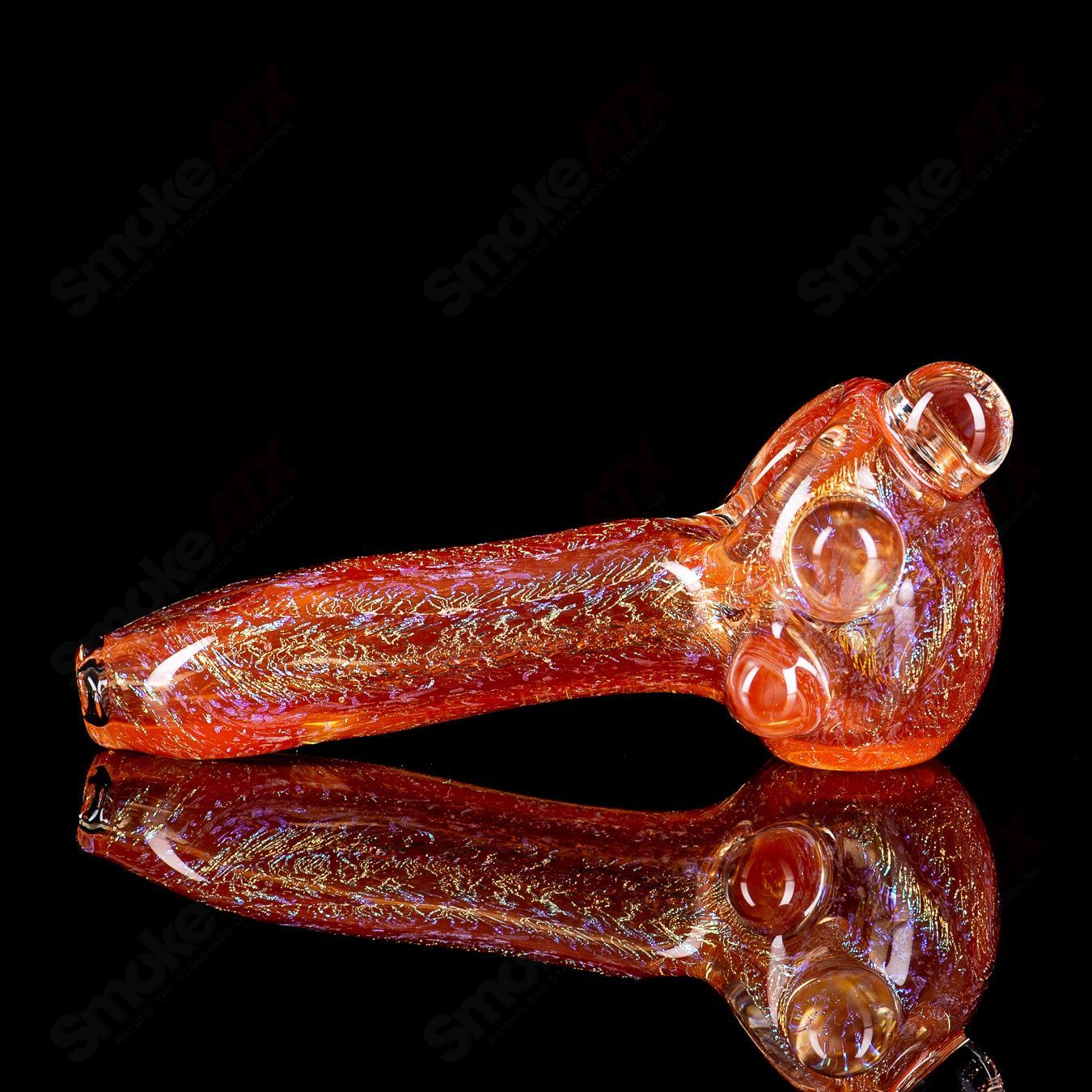 #1 Medium Dichro Spoon (Over Orange) by SPG - Smoke ATX