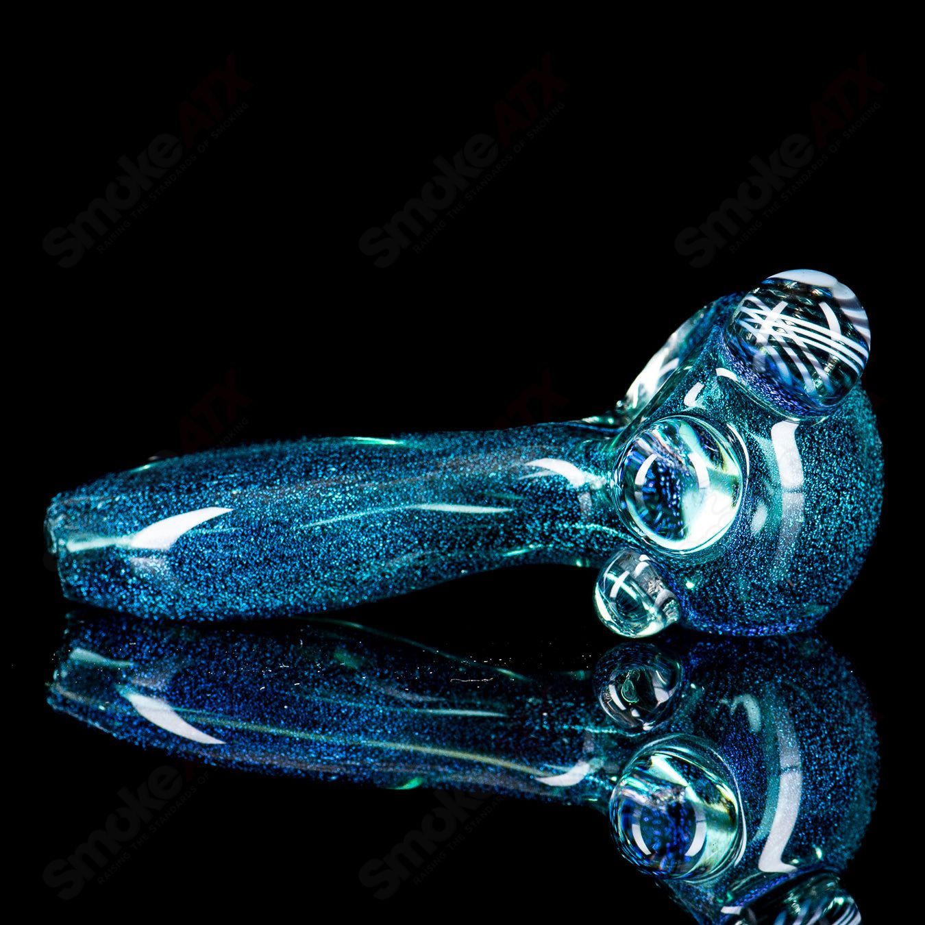 #4 Medium Dichro Spoon (Over Lake) by SPG - Smoke ATX