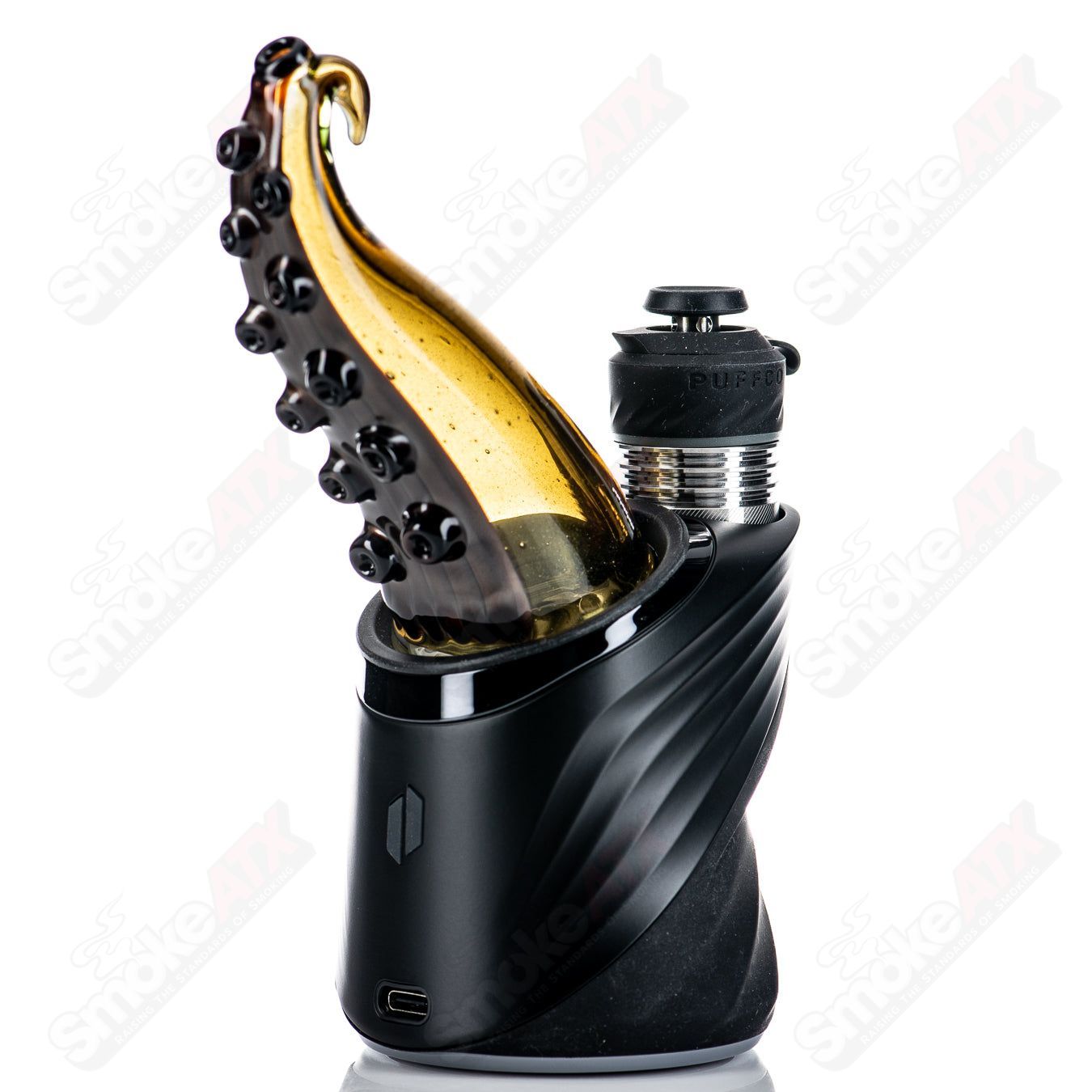 Tentacle Puffco Dry Top Burtoni Glass #6 - Smoke ATX