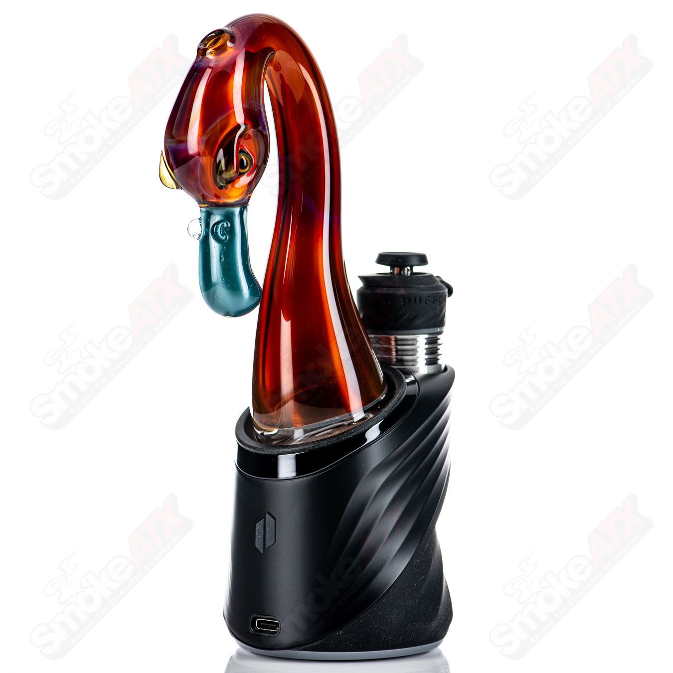 Flamingo Puffco Dry Top Burtoni Glass #3 - Smoke ATX