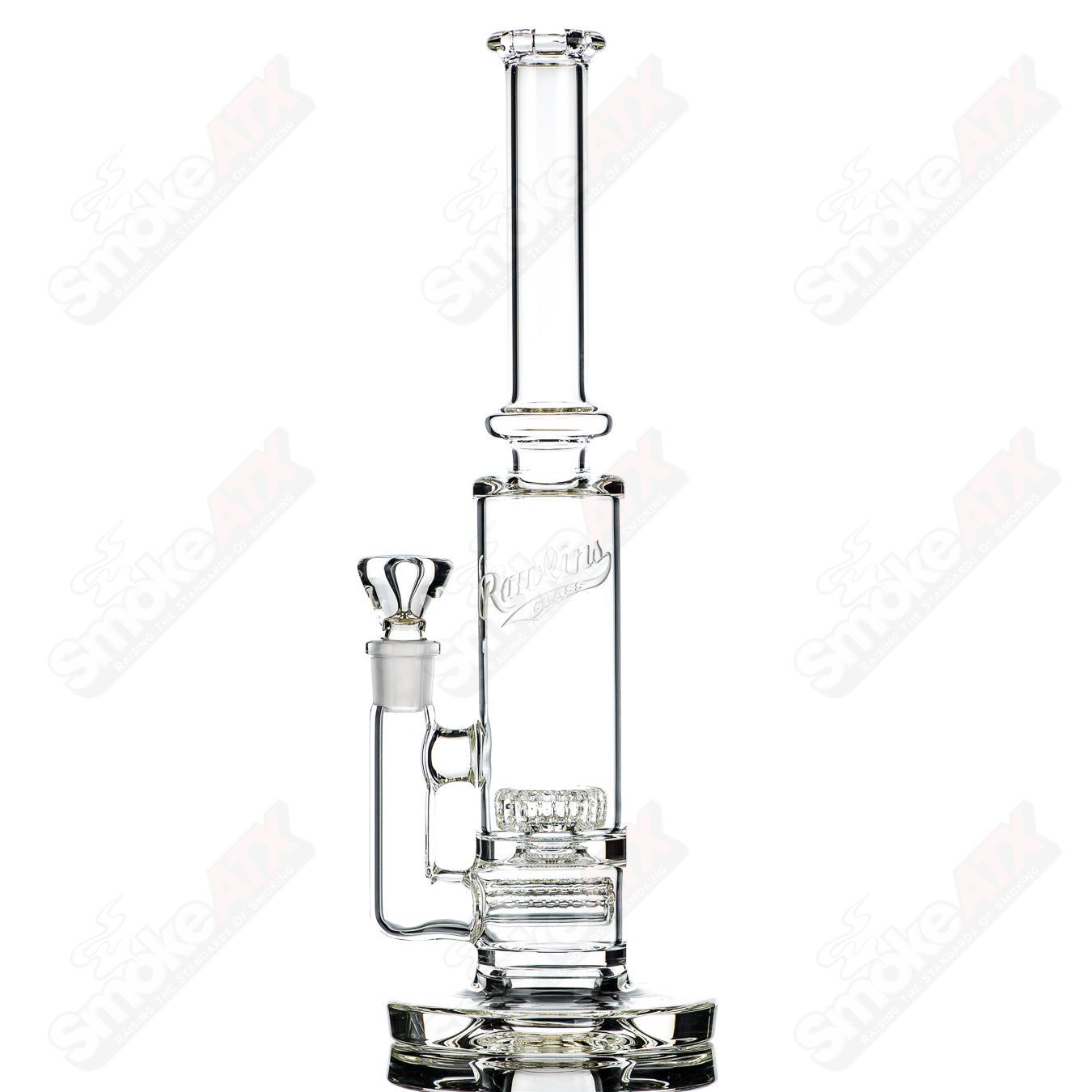 60mm UV Horizonline/Helix Perc Tube Rawlins Glass - Smoke ATX