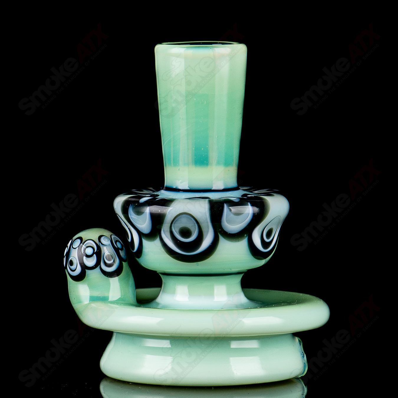 #8 Dot-Stack Dry Puffco Top Indo X Geoff Made - Smoke ATX