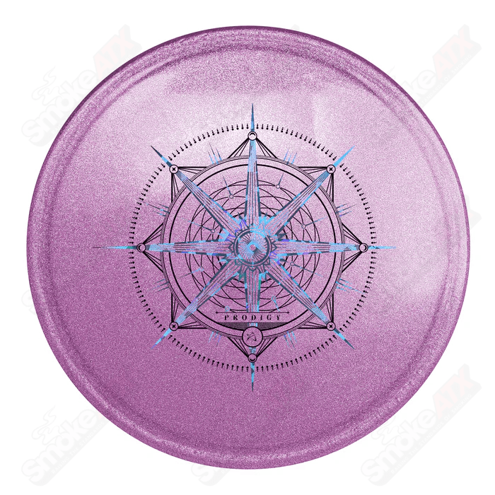 170-174g Pink A4 Approach Disc (Navigator Stamp) - 750 Glimmer Plastic Prodigy Disc - Smoke ATX