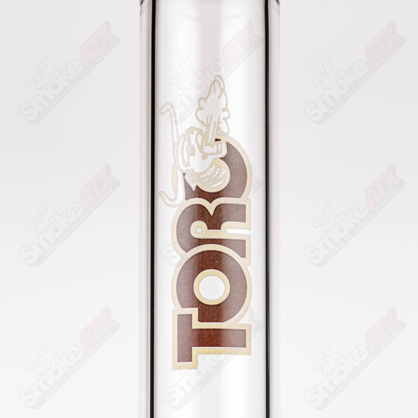 #1 18mm Full size Circ to Circ Toro Glass - Smoke ATX