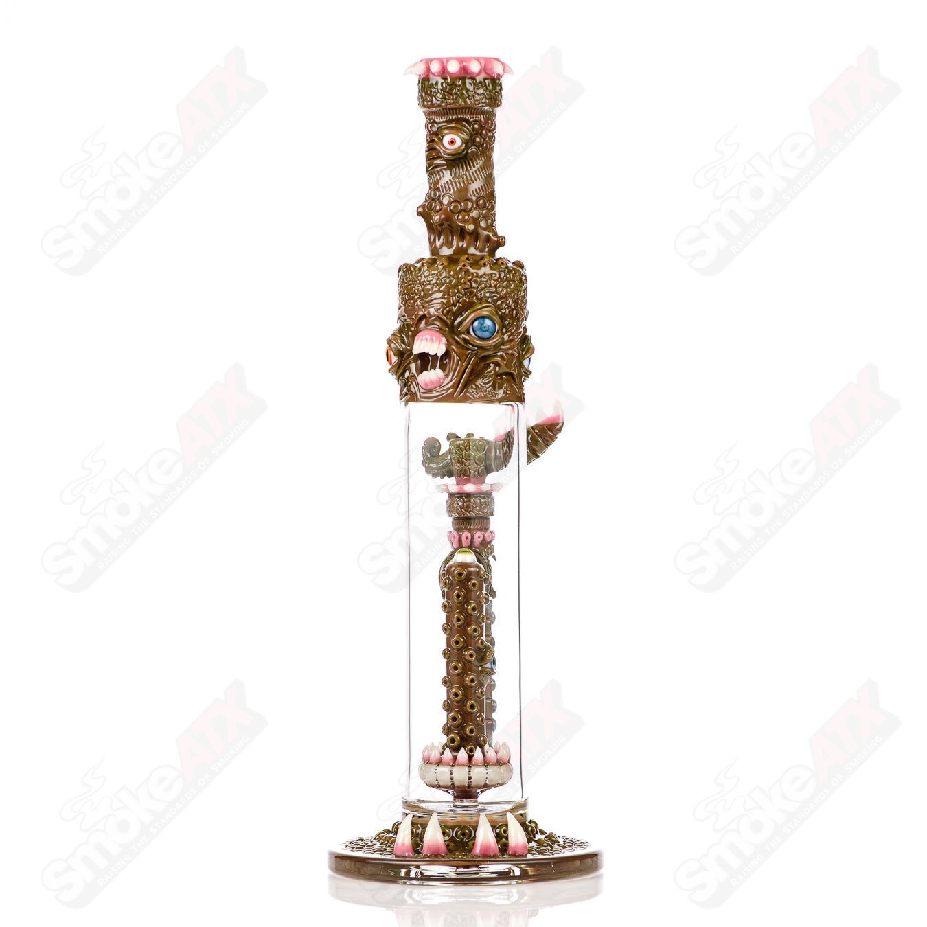 Disc Perc Fully Salted Tube w/ Slide (Spanish Olive) SPG x SALT - Smoke ATX