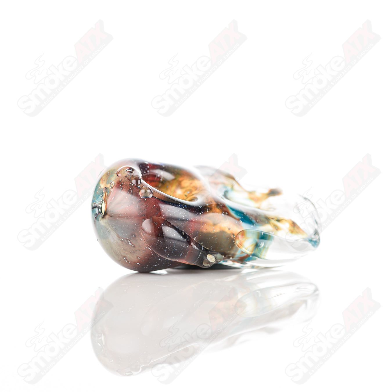 #27 Donut Chillum Glass by Nobody - Smoke ATX
