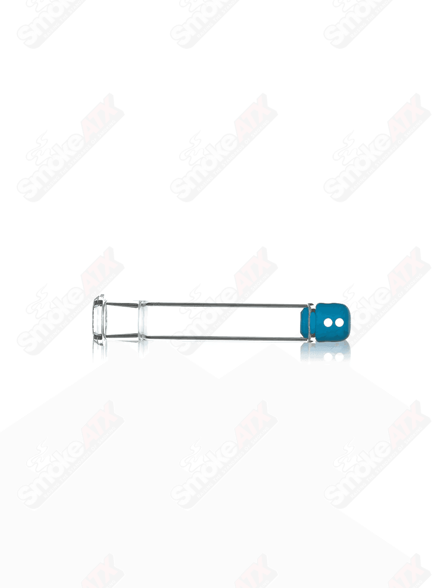 Clear/Blue Deco Beaker w Silicone Accents Grav - Smoke ATX