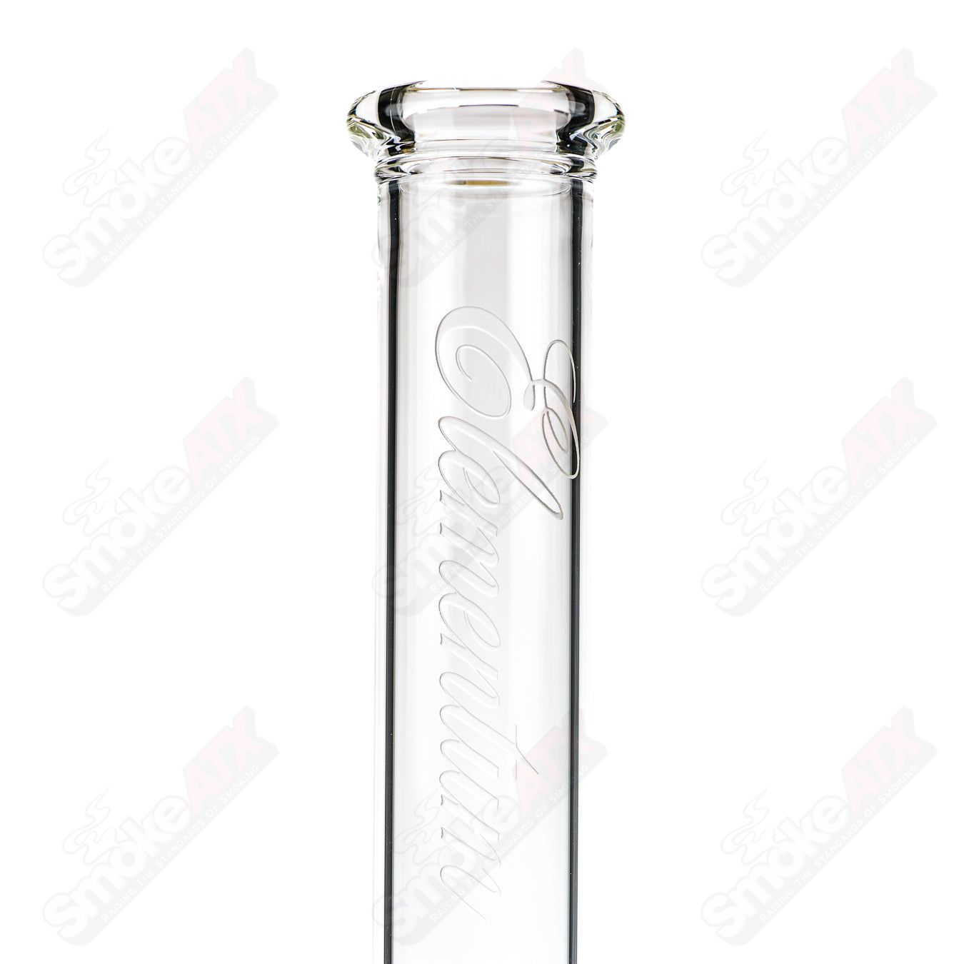 #1 Elementum Membrane Tube with Color Dots Avant-Garde Glass - Smoke ATX