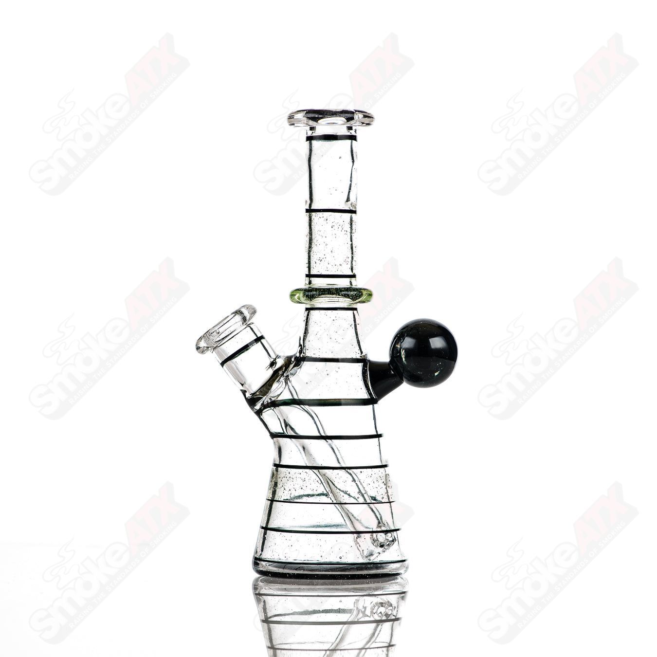 #4 14mm UV Secret Rainbow Mini Tube Dustorm Glass - Smoke ATX