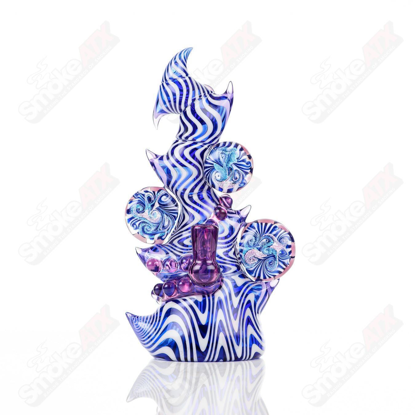 Saltacc Brackish RipCurl By Galactic Glass x SALT - Smoke ATX