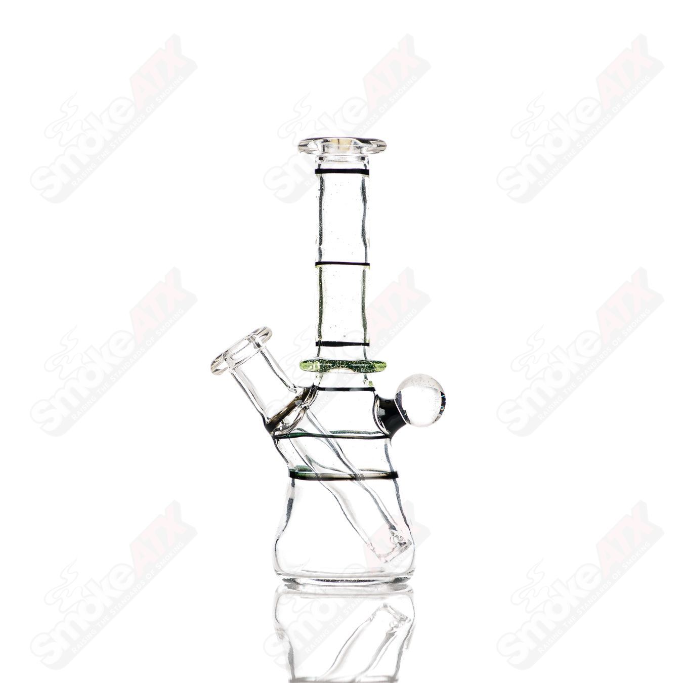 #2 10mm UV Secret Rainbow Mini Tube Dustorm Glass - Smoke ATX