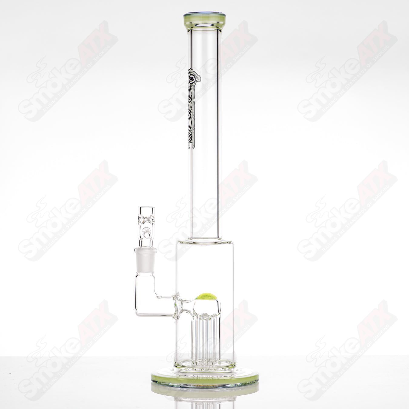 1 14mm Mini Tree w Color Accent Toro Glass (OLD) - Smoke ATX
