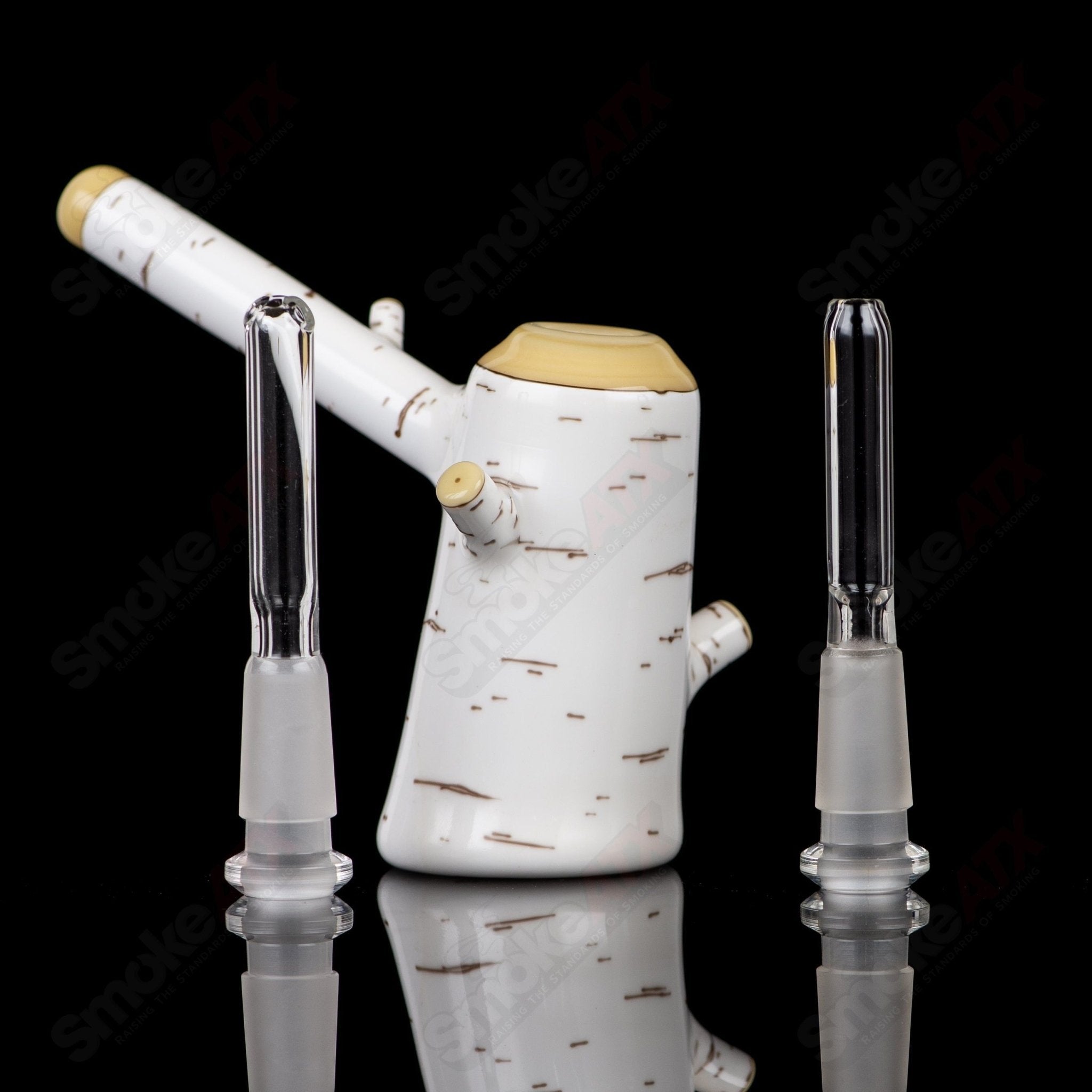 1 Birch Poker Rig Foster Glass - Smoke ATX