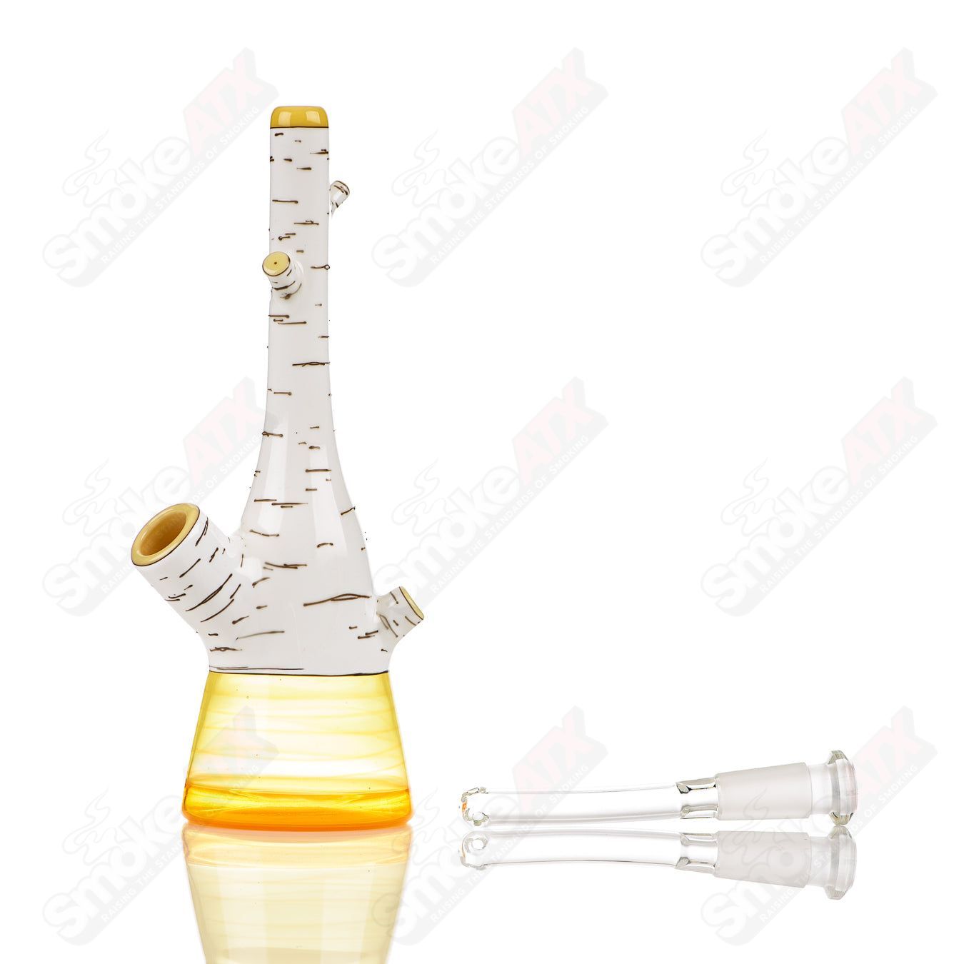 11 Birch Tube Foster Glass - Smoke ATX