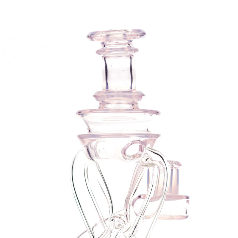 10mm V2 Double Up Ghost and Rose Quartz Recycler Cerio/Gathered Illusions Collab - Smoke ATX