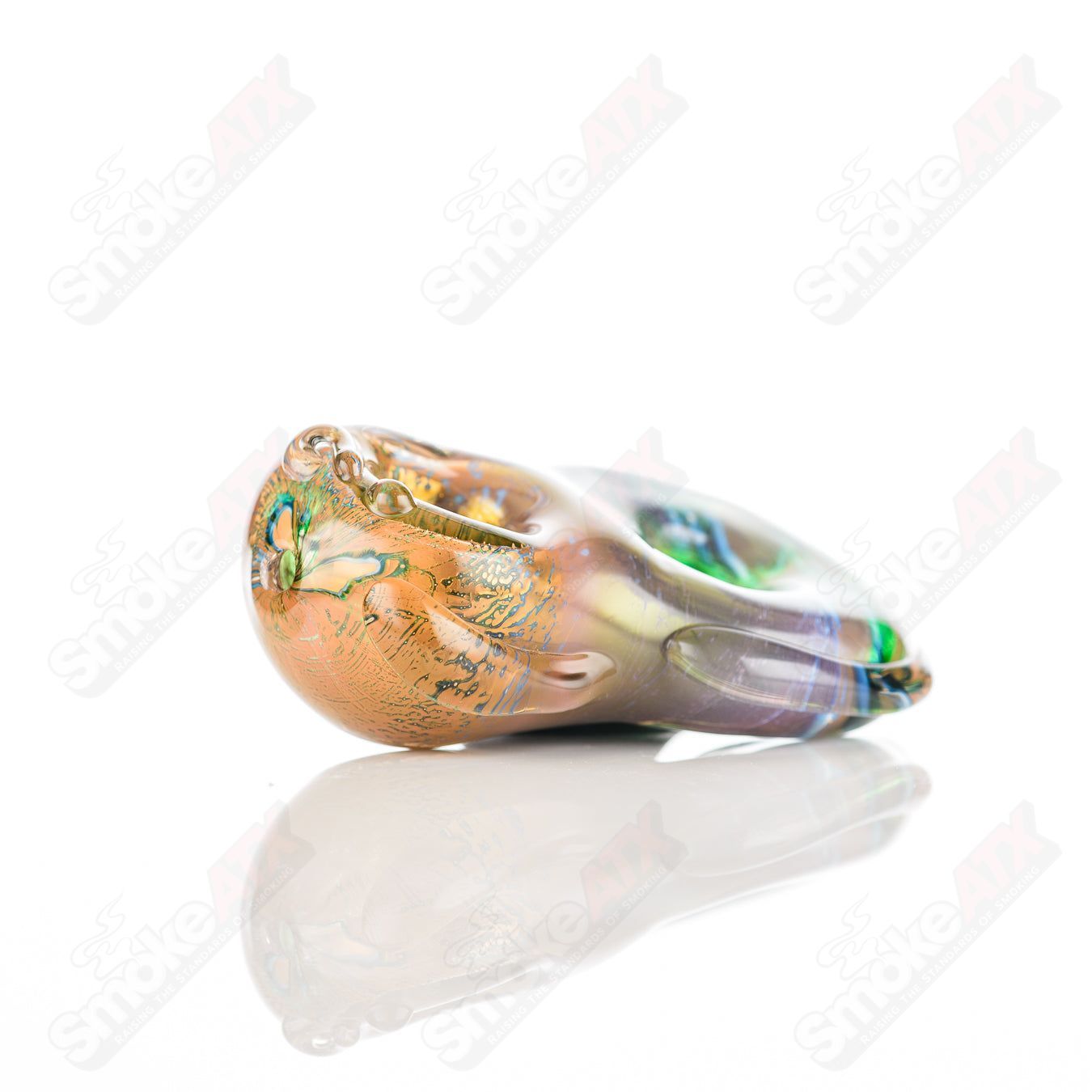 #19 Donut Chillum Glass by Nobody - Smoke ATX