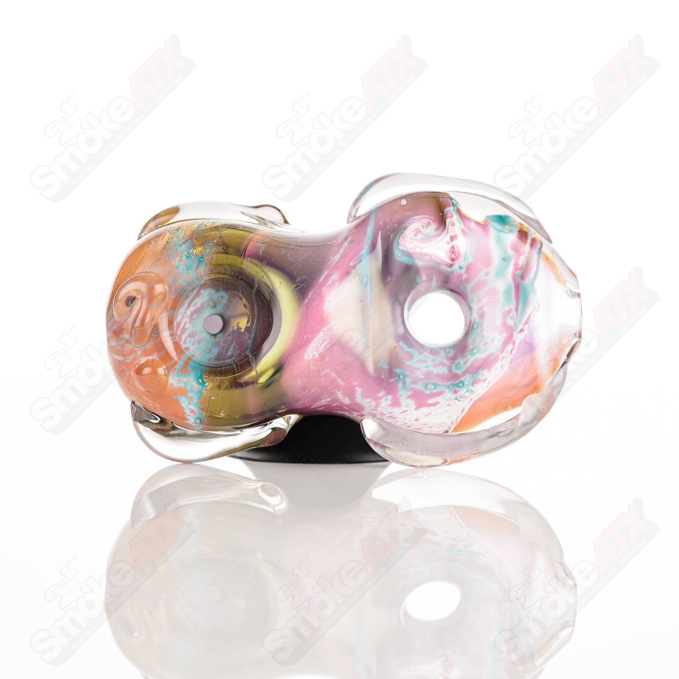#16 Donut Chillum Glass by Nobody - Smoke ATX