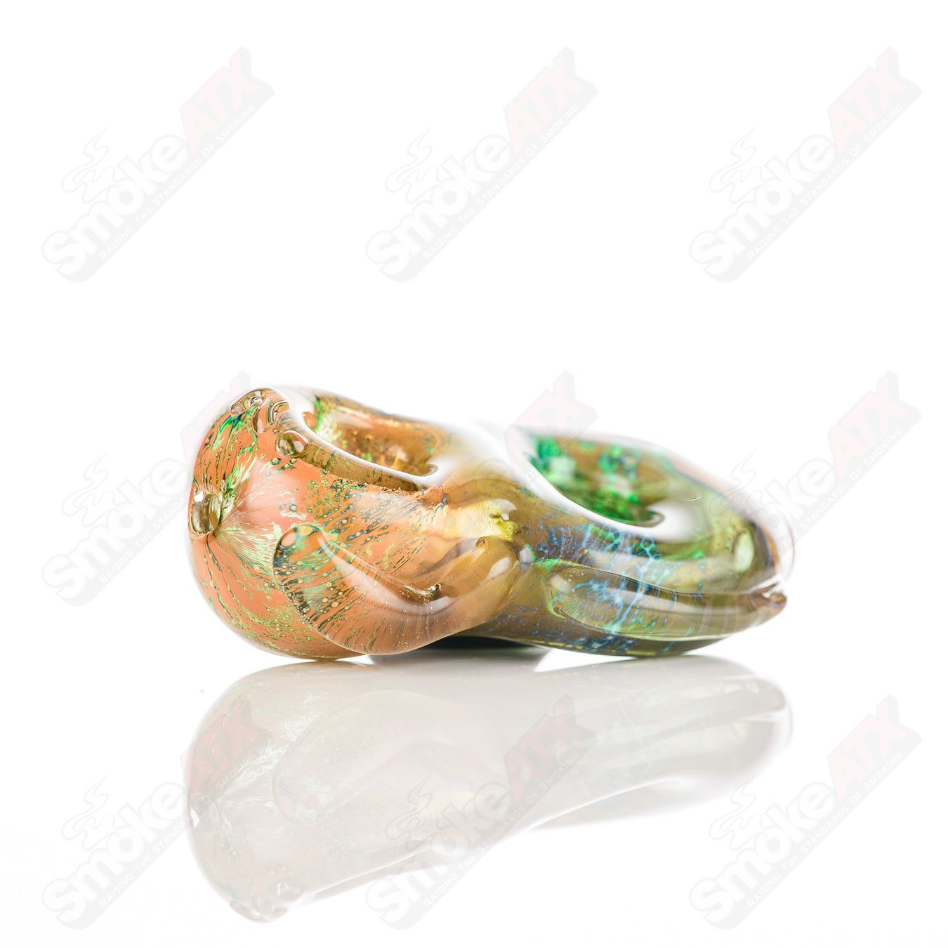 #23 Donut Chillum Glass by Nobody - Smoke ATX