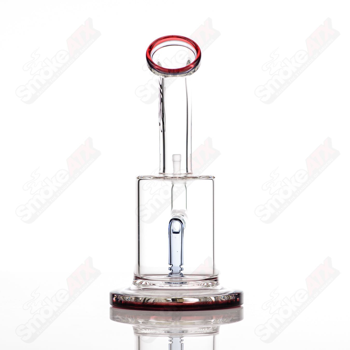 2 10mm Macro XL w 2 Color Foot/Mouthpiece Toro Glass - Smoke ATX
