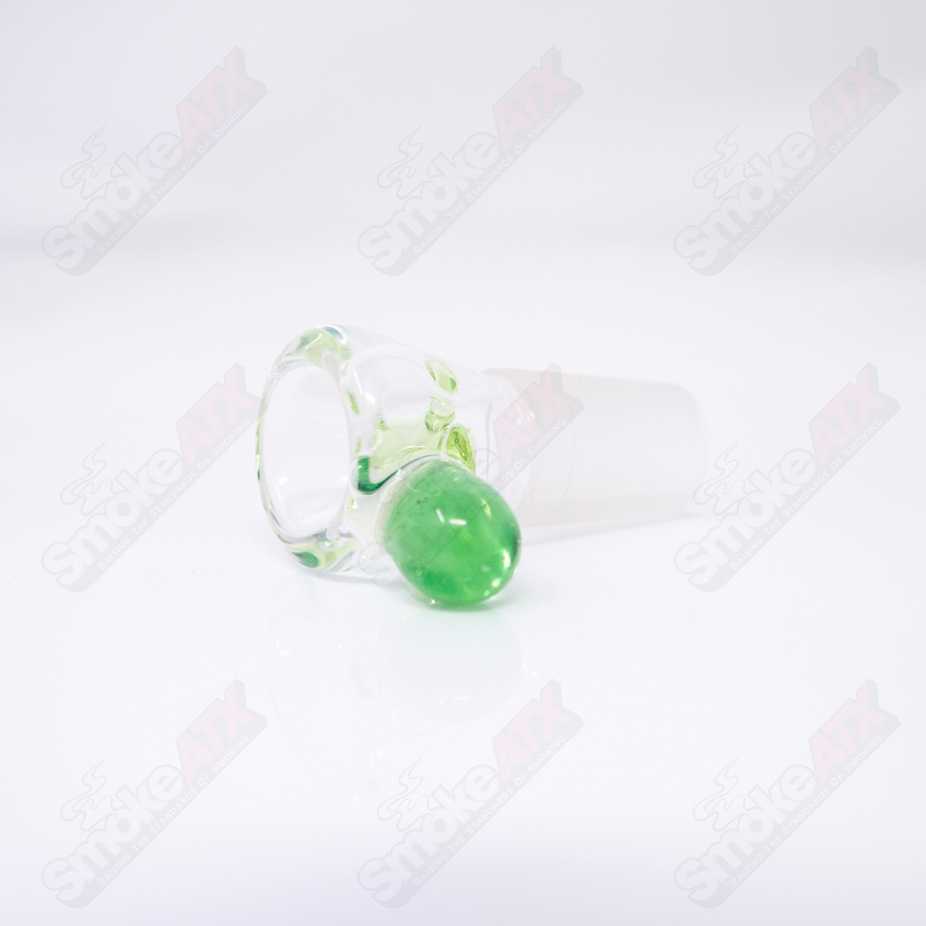 Black T Glass 18mm Partial Accent Slide #3 - Smoke ATX