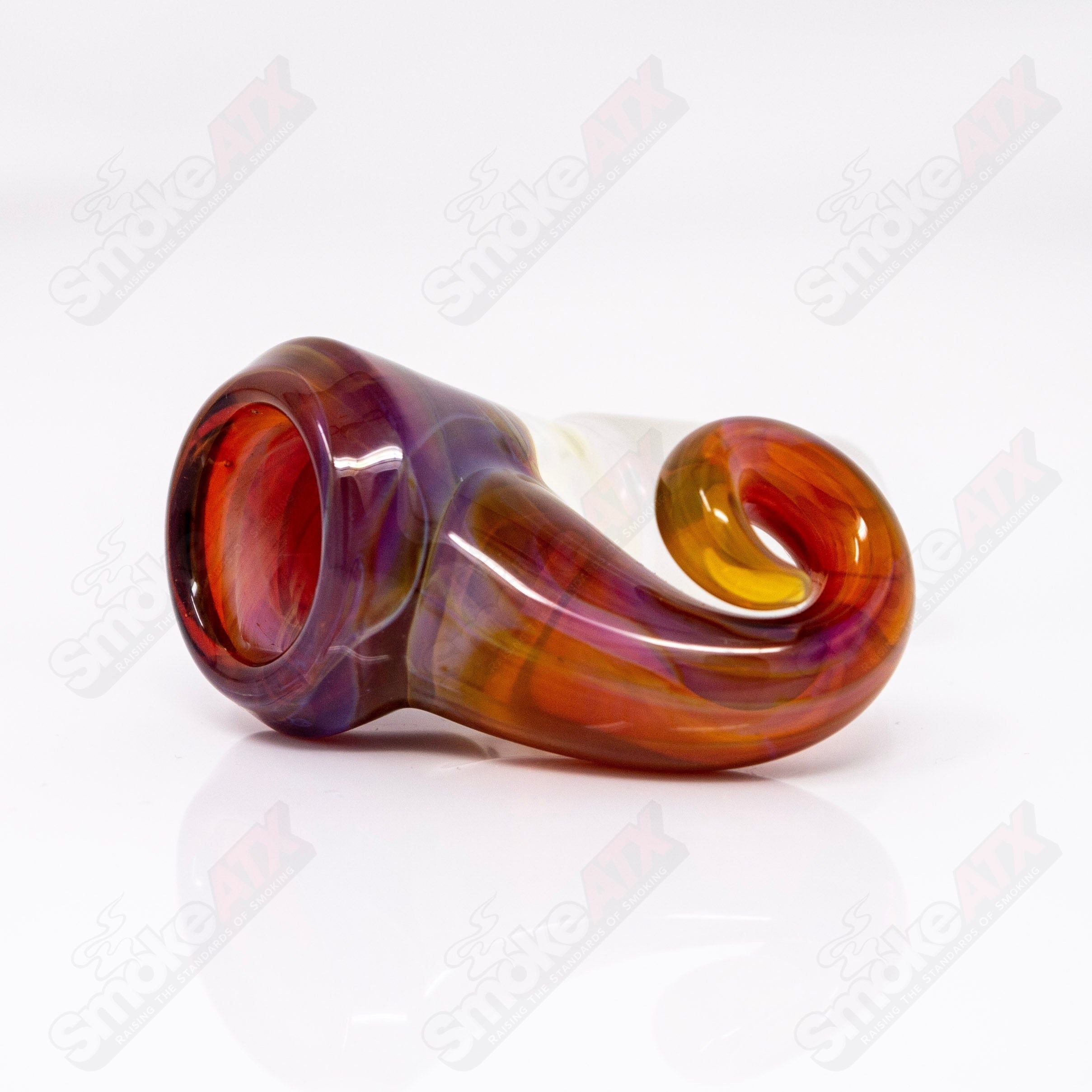 Amber Purple 18mm Full Accent Slide Black T Glass #3 - Smoke ATX