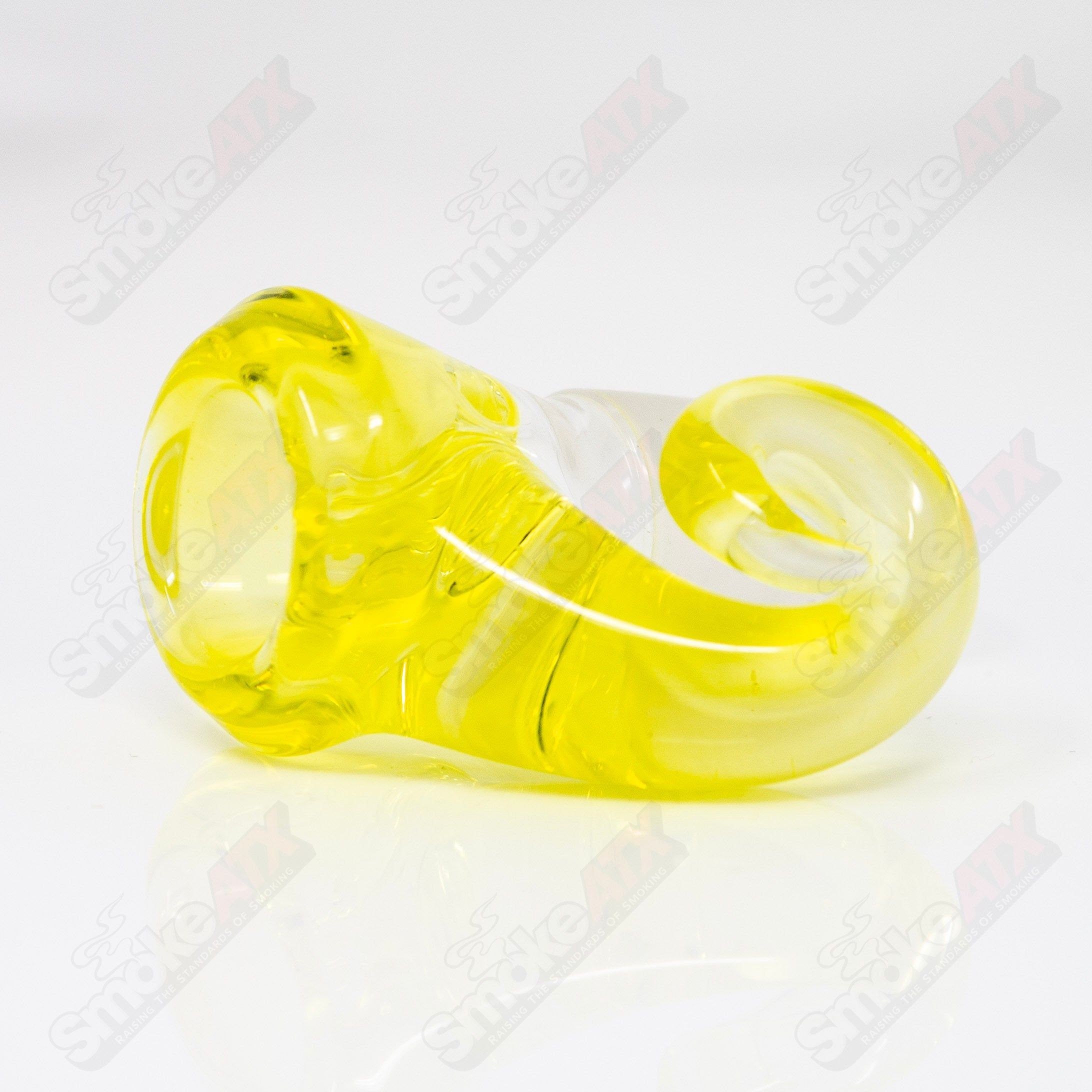 Lemondrop 18mm Full Accent Slide Black T Glass #4 - Smoke ATX