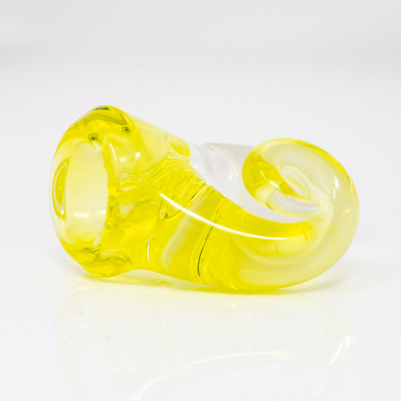 Lemondrop 18mm Full Accent Slide Black T Glass