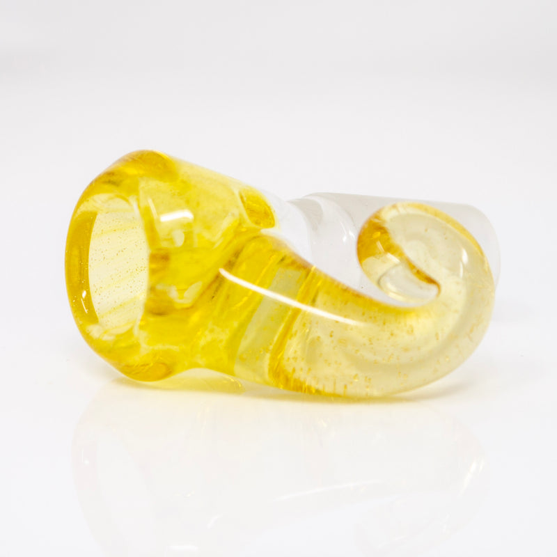 Yellow 18mm Full Accent Slide Black T Glass