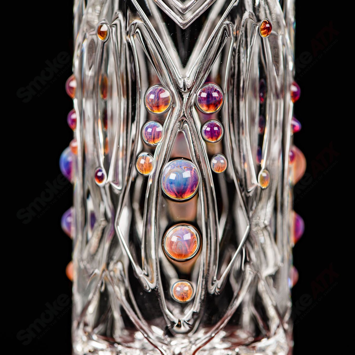 2 Elementum Color Accent Membrane Tube Avant - Garde Glass - Smoke ATX