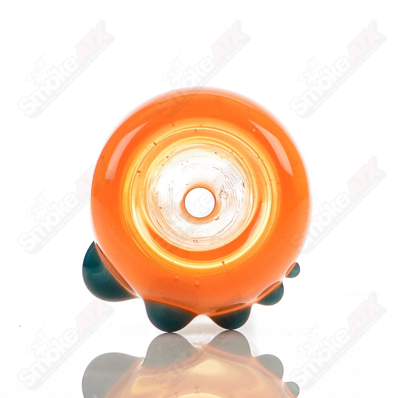 20 18mm Full Color Push Slide Bowl Dustorm Glass - Smoke ATX