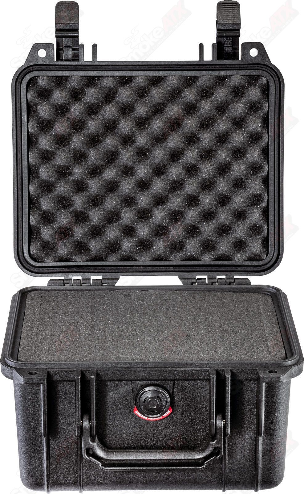 1300 Black Pelican Case W/ Foam - Smoke ATX