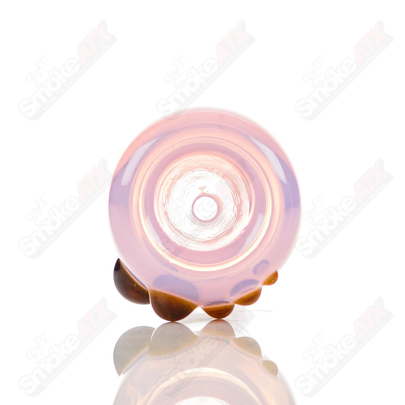 #11 18mm Full Color Push Slide Bowl Dustorm Glass - Smoke ATX