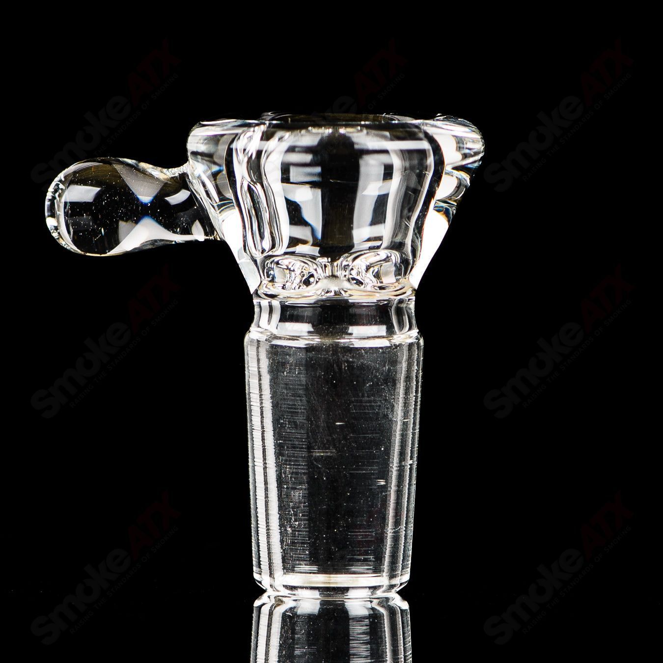 #2 Elementum Membrane Tube with Color Dots Avant-Garde Glass - Smoke ATX