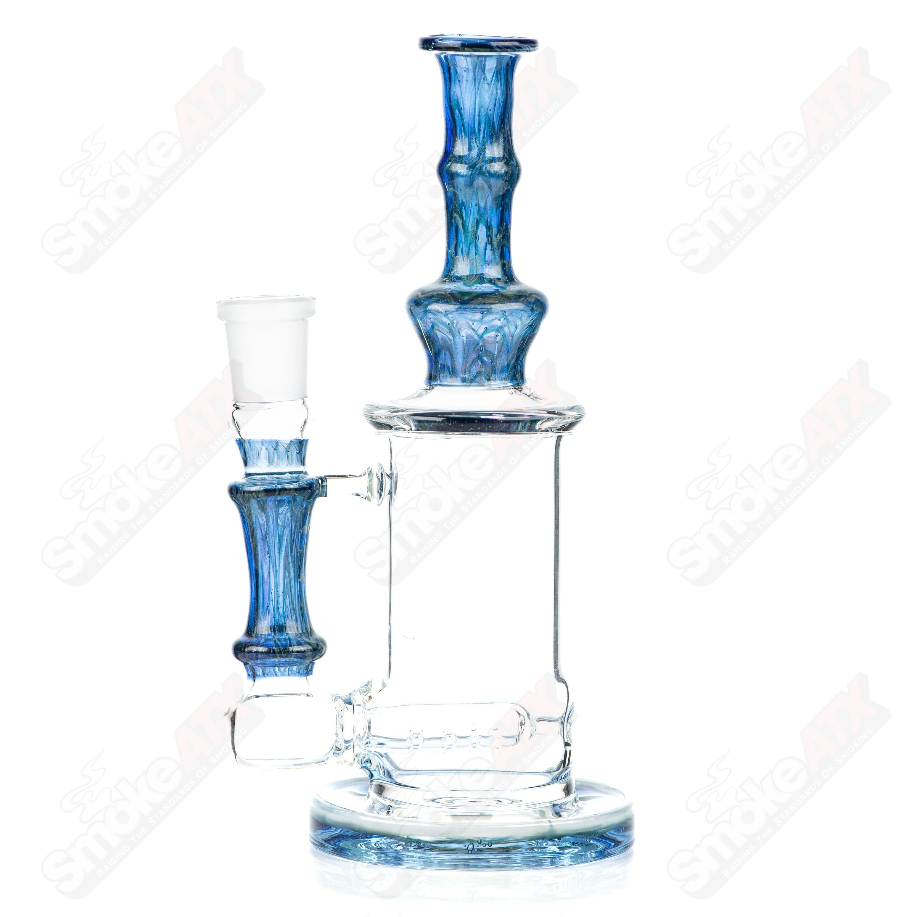 #1 18mm 50mm Wrap n Rake Inline Tube Tagle Glass - Smoke ATX