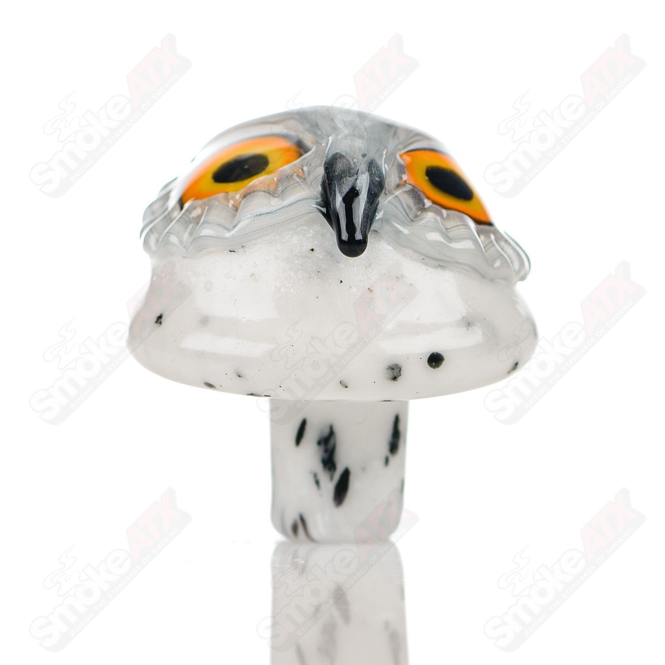 #9 Spotted Owl Carb Cap Four Winds Flameworks - Smoke ATX