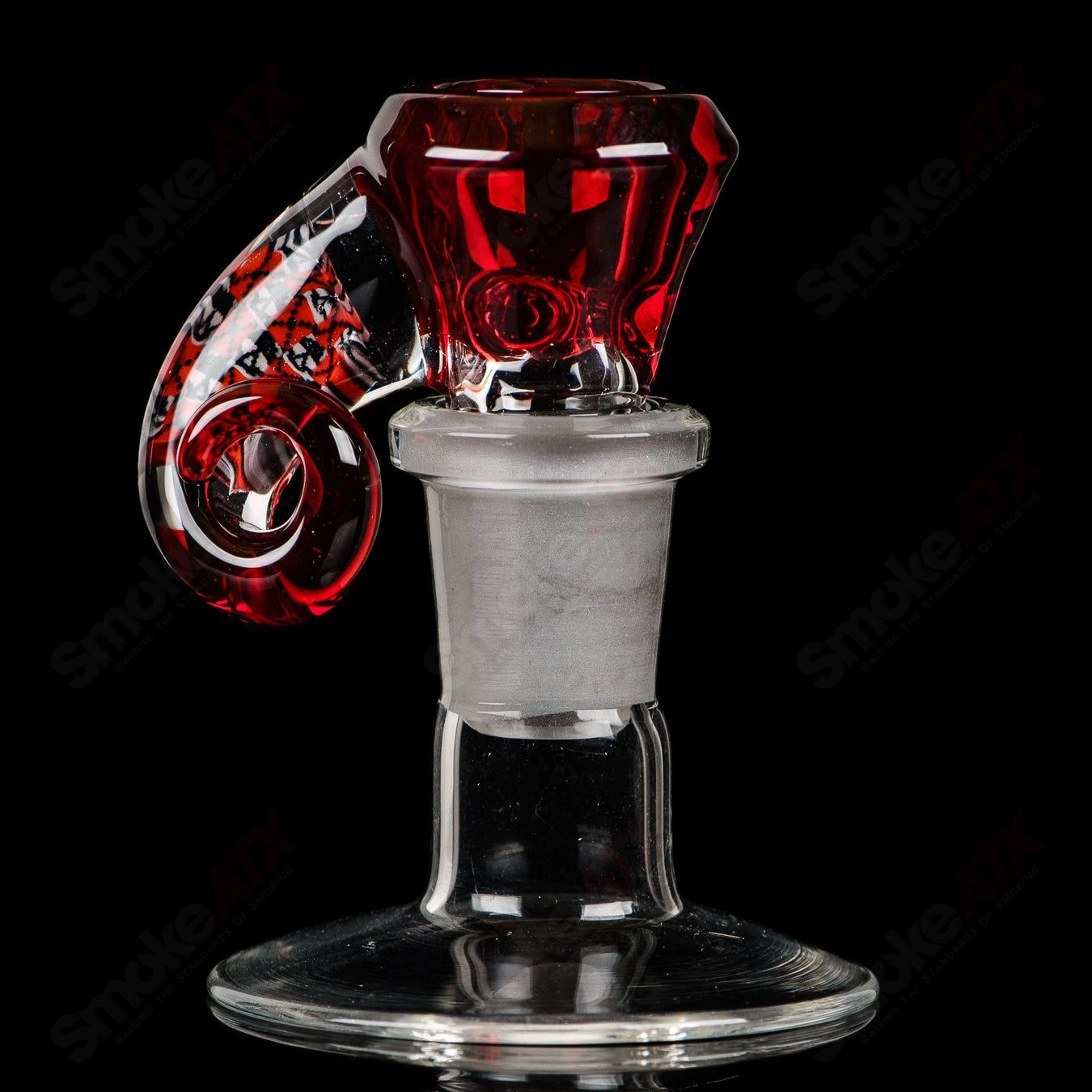 3 14mm Gold Ruby Slide LE /25 Black T x Crunklestein - Smoke ATX